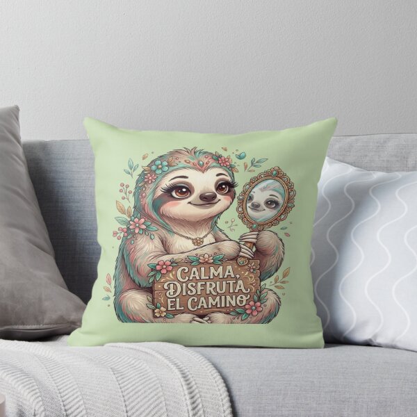 Item preview, cute sloth motivational,calm enjoy the journey designed and sold by XertHardcore.