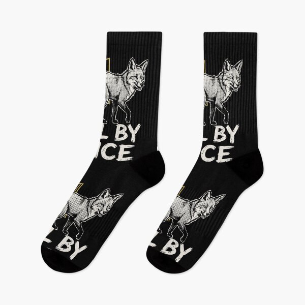 Item preview, Feral By Choice Fox Open Cage Grunge Dark Humor Art designed and sold by cabana.space.