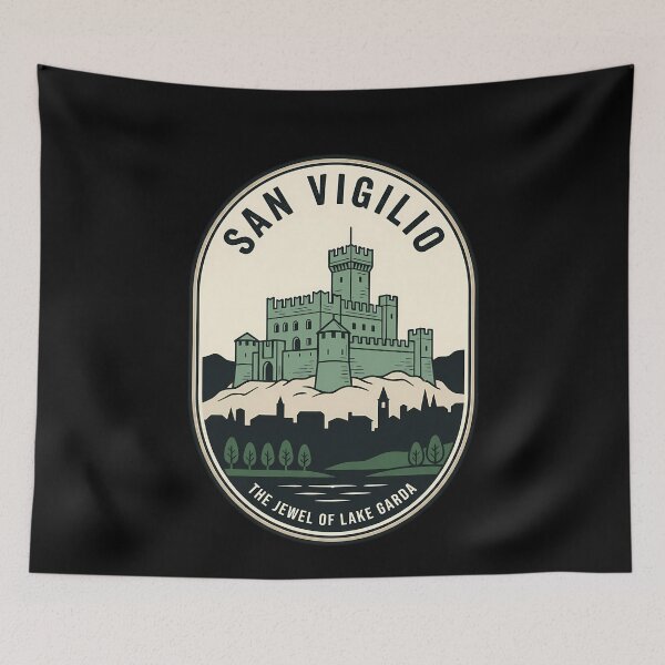 Item preview, San Vigilio Lake Garda Vintage Travel Emblem designed and sold by k3rstman1.