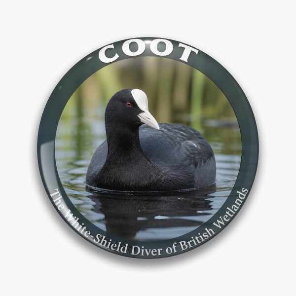 Item preview, COOT    – The White‑Shield Diver of British Wetlands designed and sold by The Digital Compass.