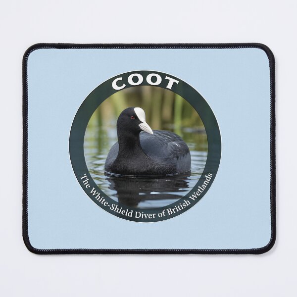 Item preview, COOT – The White‑Shield Diver of British Wetlands designed and sold by The Digital Compass.