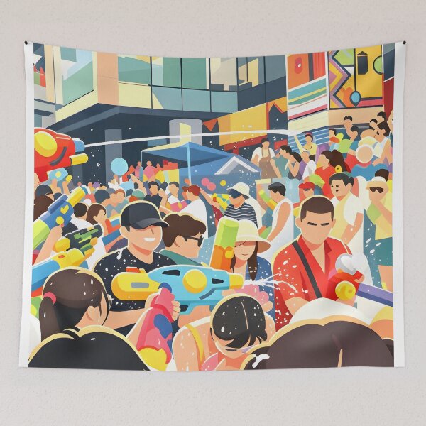 Item preview, Songkran - Thailand Festivals Collection designed and sold by Spirit of Siam.