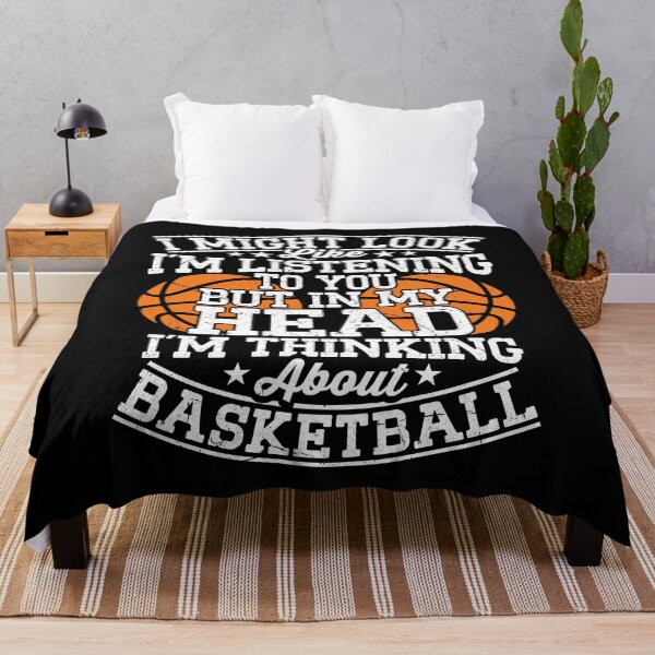 Item preview, Basketball Thinking Quote designed and sold by pintartipuduran.