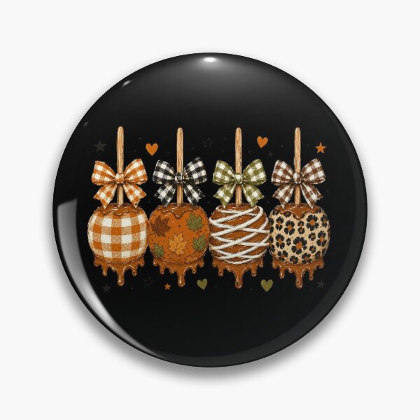 Item preview, Coquette Caramel Candy Apple Fall Autumn Treats Apple Orchard Halloween designed and sold by DesignDenDo ⭐⭐⭐⭐⭐.