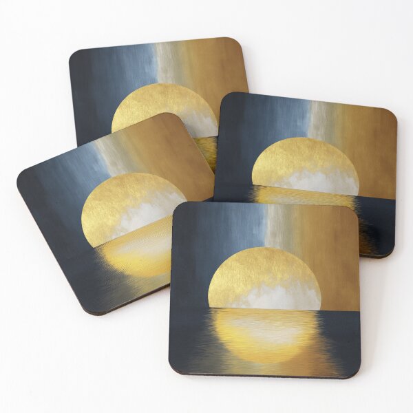 Item preview, Dreamlike Magical Sunset Descending Slowly Into Ocean Abstract  designed and sold by DEC02.