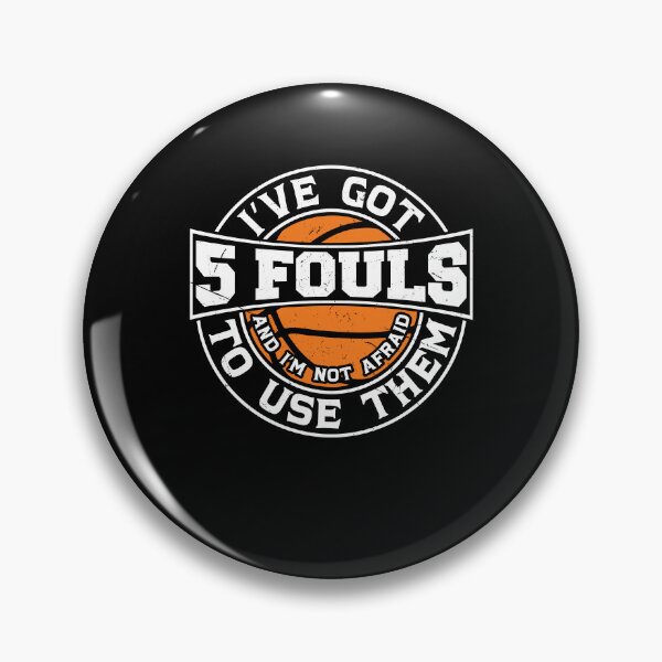 Item preview, Basketball Foul Warning designed and sold by pintartipuduran.
