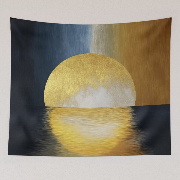 Item preview, Dreamlike Magical Sunset Descending Slowly Into Ocean Abstract  designed and sold by DEC02.