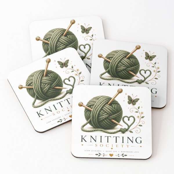 Artikelvorschau, Strickverein – Stricknadeln & Garn | Geschenk für Stricker | Häkelfan | Gemütliches Handarbeits-T-Shirt | Mit Liebe handgefertigt entworfen und verkauft von Digital Culture Studio.