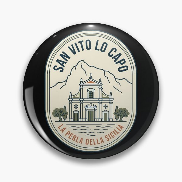 Item preview, San Vito Lo Capo Sicily Vintage Travel Emblem designed and sold by k3rstman1.