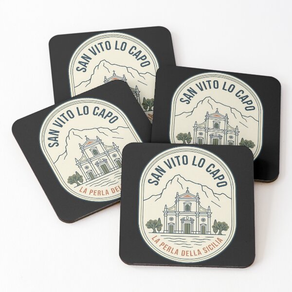 Item preview, San Vito Lo Capo Sicily Vintage Travel Emblem designed and sold by k3rstman1.
