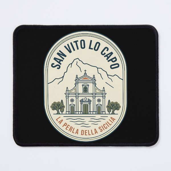 Item preview, San Vito Lo Capo Sicily Vintage Travel Emblem designed and sold by k3rstman1.