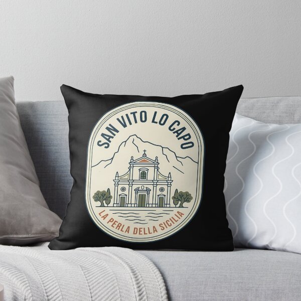 Item preview, San Vito Lo Capo Sicily Vintage Travel Emblem designed and sold by k3rstman1.