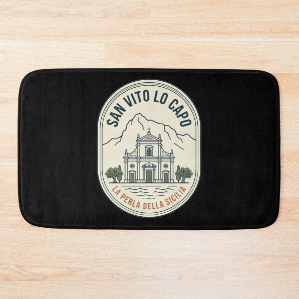 Item preview, San Vito Lo Capo Sicily Vintage Travel Emblem designed and sold by k3rstman1.