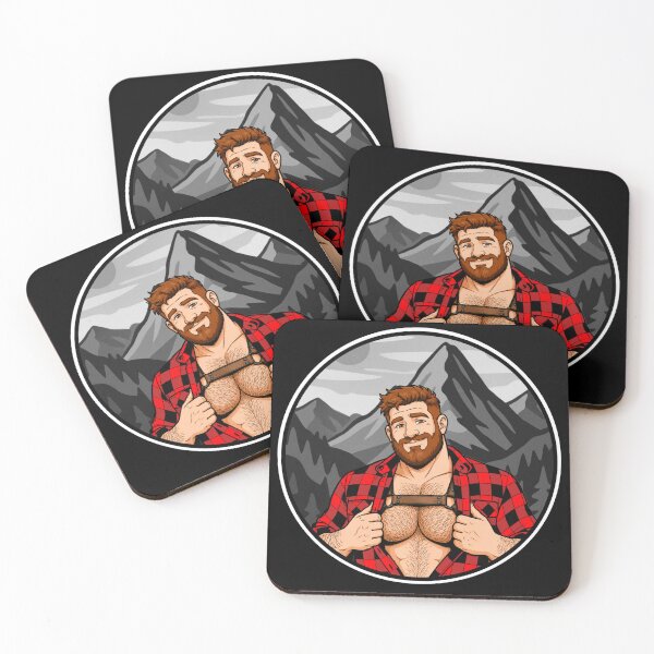 Item preview, Gay Daddy In Mountains| Gay Bear Pride Leather Gift For Gay Bears designed and sold by BrokenLabel.