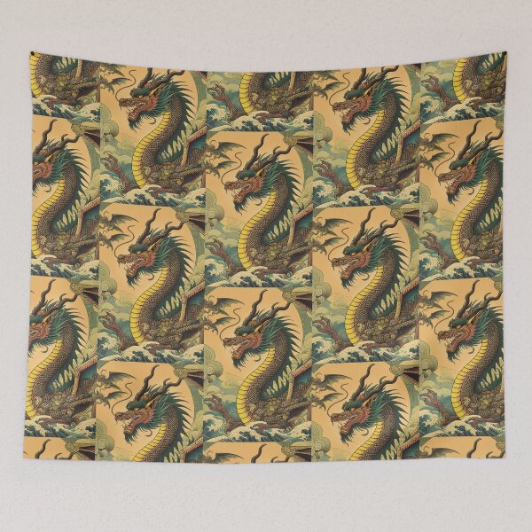 Item preview, Japanese Dragon designed and sold by shopnojams.
