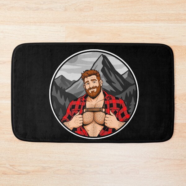 Item preview, Gay Daddy In Mountains| Gay Bear Pride Leather Gift For Gay Bears designed and sold by BrokenLabel.