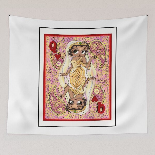 Item preview, Betty Boop Queen of Hearts - White designed and sold by The Beauty Brainery.