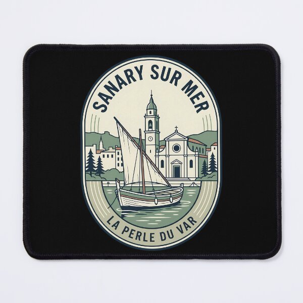 Item preview, Sanary Sur Mer France Vintage Travel Emblem designed and sold by k3rstman1.