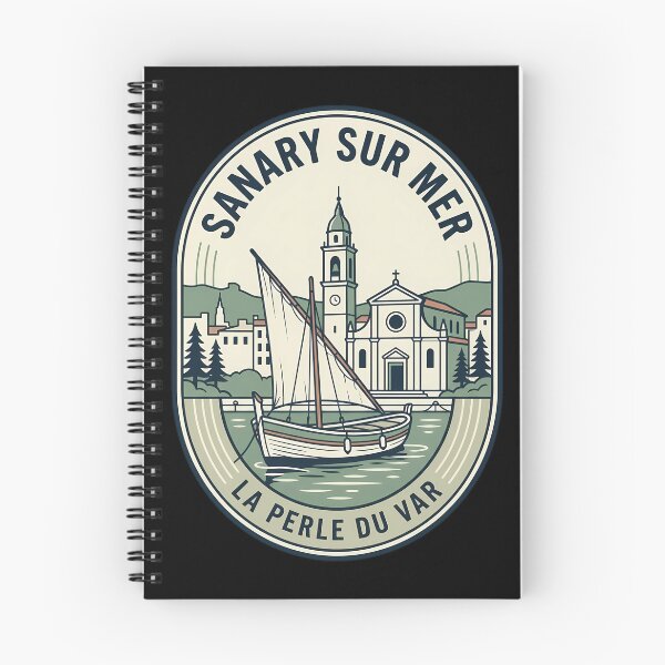 Artikelvorschau, Sanary Sur Mer Frankreich Vintage Reise-Emblem entworfen und verkauft von k3rstman1.