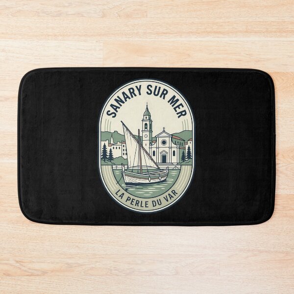 Item preview, Sanary Sur Mer France Vintage Travel Emblem designed and sold by k3rstman1.