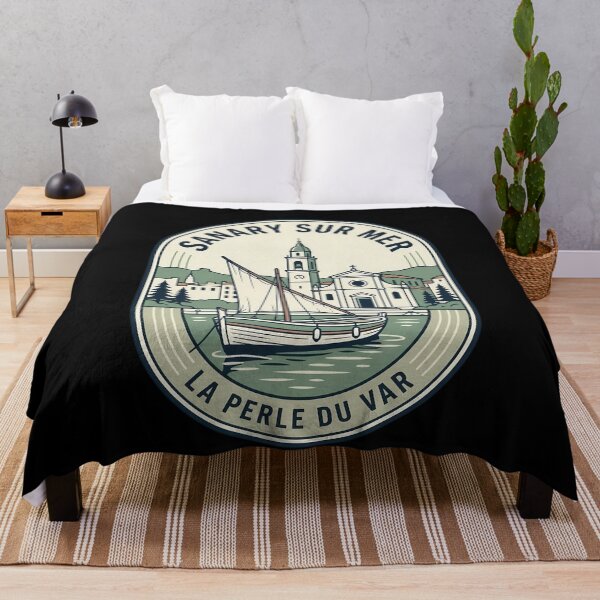 Item preview, Sanary Sur Mer France Vintage Travel Emblem designed and sold by k3rstman1.