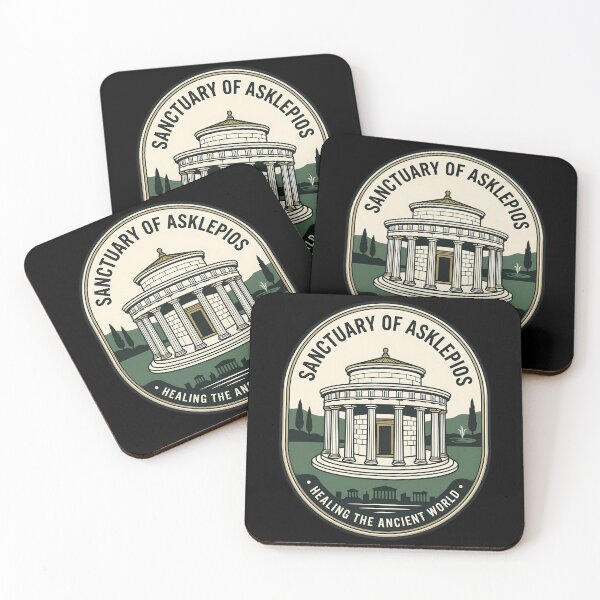 Item preview, Ancient Greek Sanctuary of Asklepios Vintage Travel Emblem designed and sold by k3rstman1.