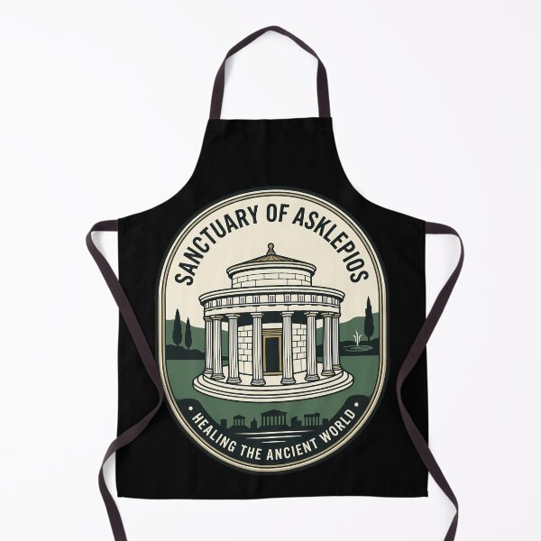 Item preview, Ancient Greek Sanctuary of Asklepios Vintage Travel Emblem designed and sold by k3rstman1.