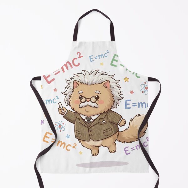 Item preview, Kawaii cartoon genius scientist cat specializing in physics and energy theory designed and sold by TheCoolCatsMx.