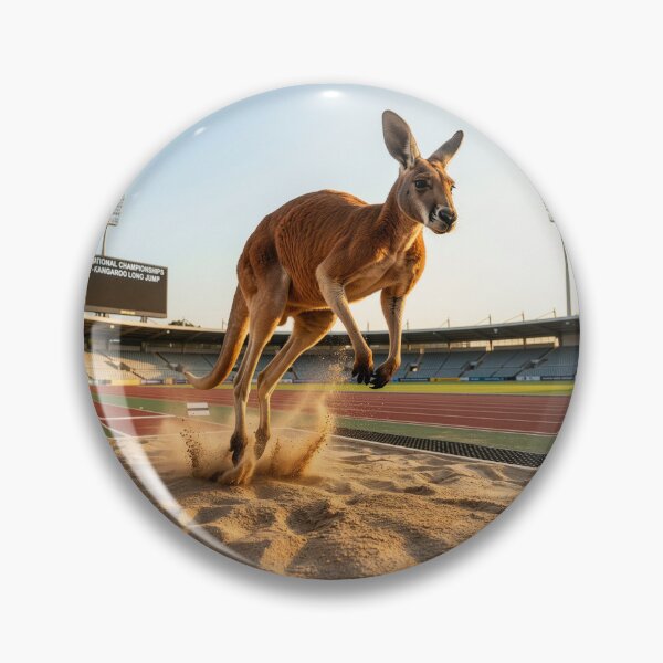 Item preview, Kangaroo Warms Up for the Long Jump designed and sold by Tridentulus.