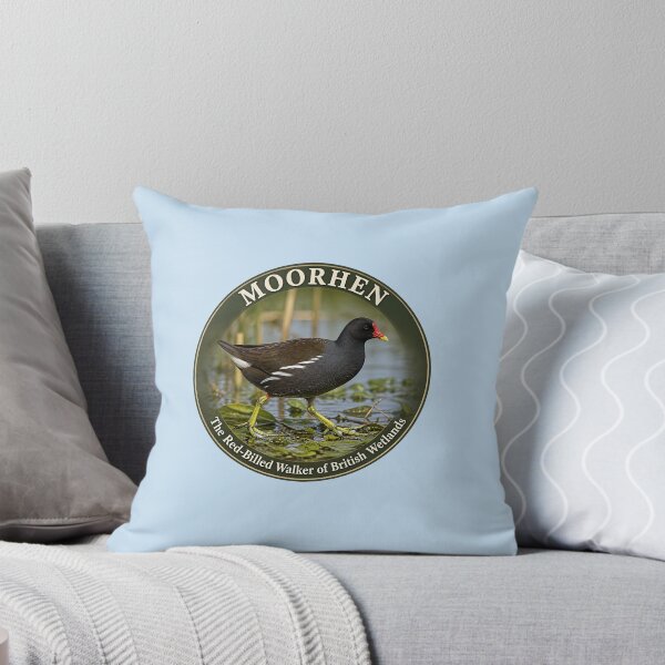 Item preview, MOORHEN    – The Red‑Billed Walker of British Wetlands designed and sold by The Digital Compass.