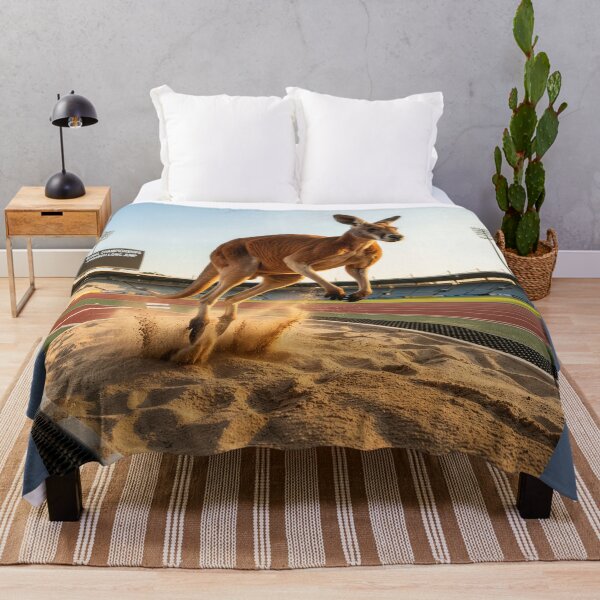 Item preview, Kangaroo Warms Up for the Long Jump designed and sold by Tridentulus.