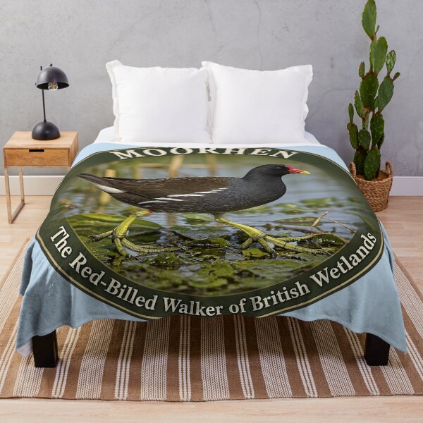Item preview, MOORHEN – The Red‑Billed Walker of British Wetlands designed and sold by The Digital Compass.