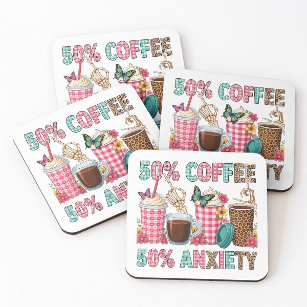 Item preview, 50% Coffee 50% Anxiety designed and sold by pintartipuduran.