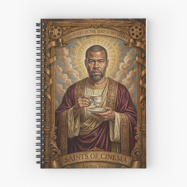 Item preview, Saints of Cinema — Jordan Peele Renaissance Portrait Art Print designed and sold by A Film I Once Saw.