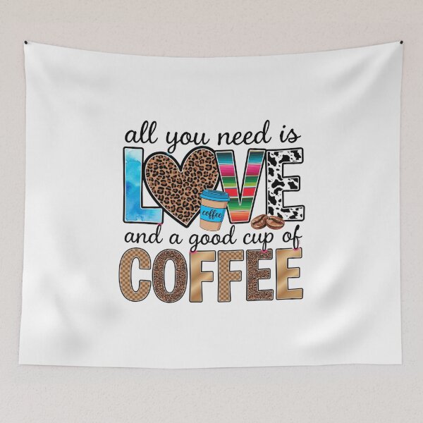 Item preview, Love and Coffee designed and sold by pintartipuduran.
