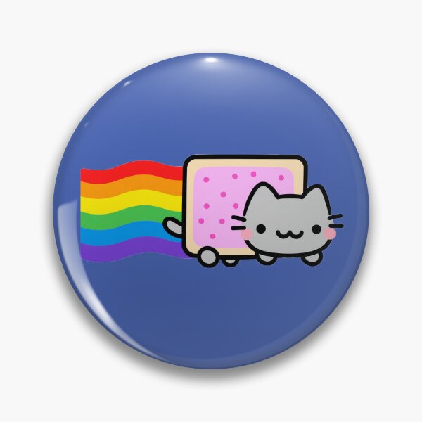 Item preview, Cute Nyan Cat Retro Internet Meme Y2K Nostalgia designed and sold by TrxshWear.