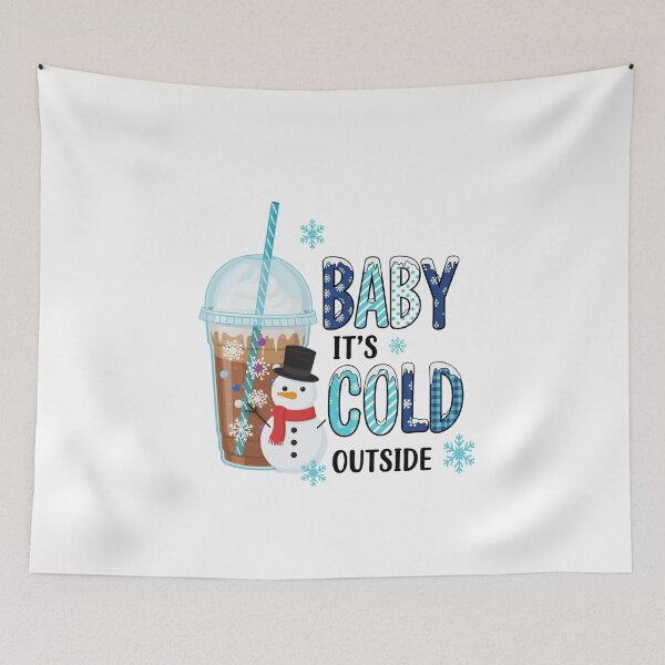 Item preview, Snowman with Iced Coffee designed and sold by pintartipuduran.