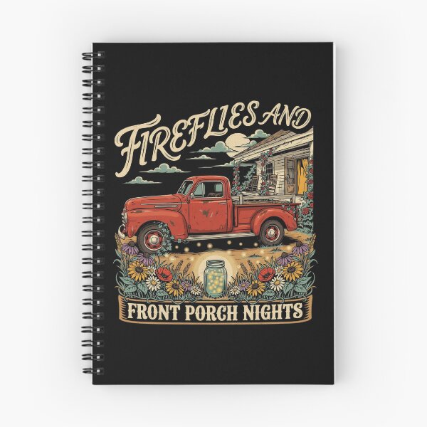 Item preview, Fireflies and Front Porch Nights Farmhouse Rustic Floral Vintage designed and sold by Redgiant87x.