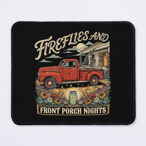 Item preview, Fireflies and Front Porch Nights Farmhouse Rustic Floral Vintage designed and sold by Redgiant87x.