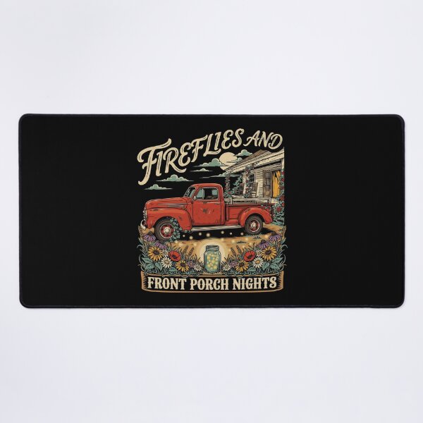 Item preview, Fireflies and Front Porch Nights Farmhouse Rustic Floral Vintage designed and sold by Redgiant87x.