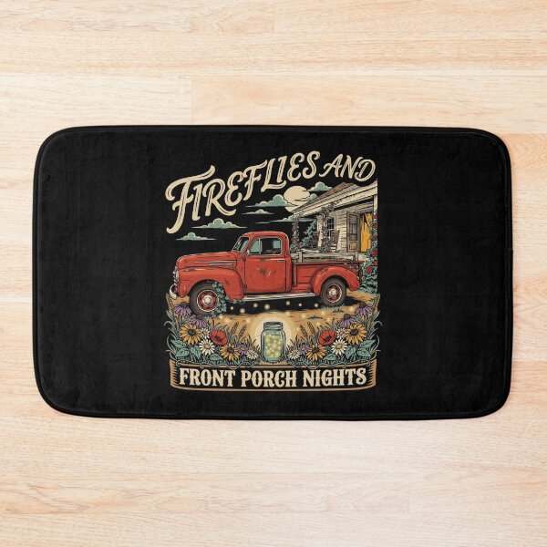 Item preview, Fireflies and Front Porch Nights Farmhouse Rustic Floral Vintage designed and sold by Redgiant87x.