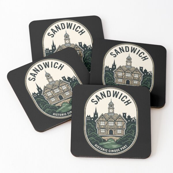 Item preview, Sandwich Historic Cinque Port Vintage Travel Emblem designed and sold by k3rstman1.