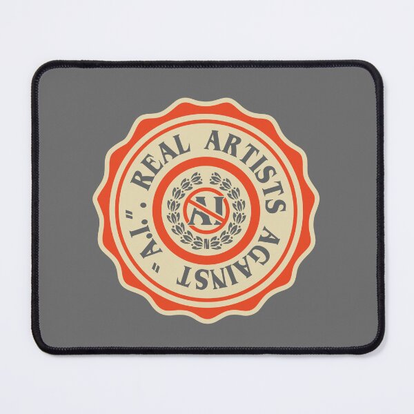 Item preview, REAL ARTISTS AGAINST AI designed and sold by remerasnerdas.