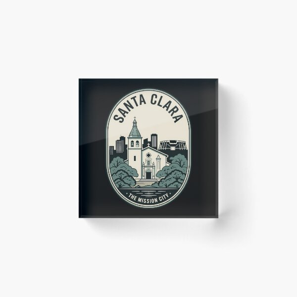 Item preview, Santa Clara California Mission City Vintage Travel Emblem designed and sold by k3rstman1.