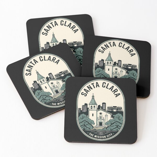 Item preview, Santa Clara California Mission City Vintage Travel Emblem designed and sold by k3rstman1.
