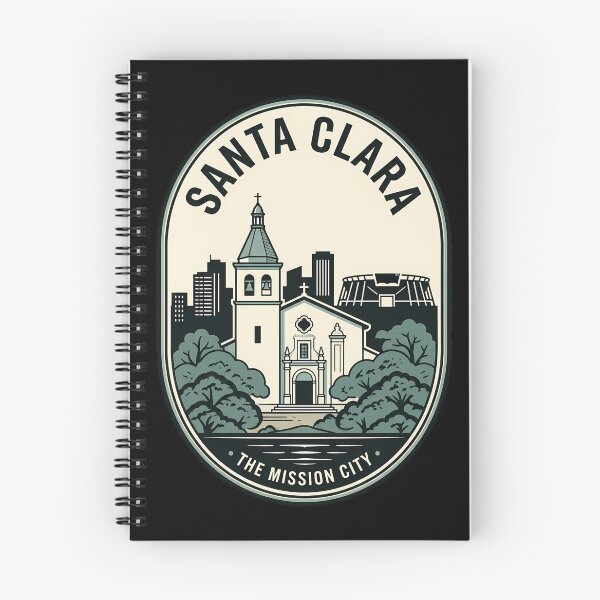 Item preview, Santa Clara California Mission City Vintage Travel Emblem designed and sold by k3rstman1.
