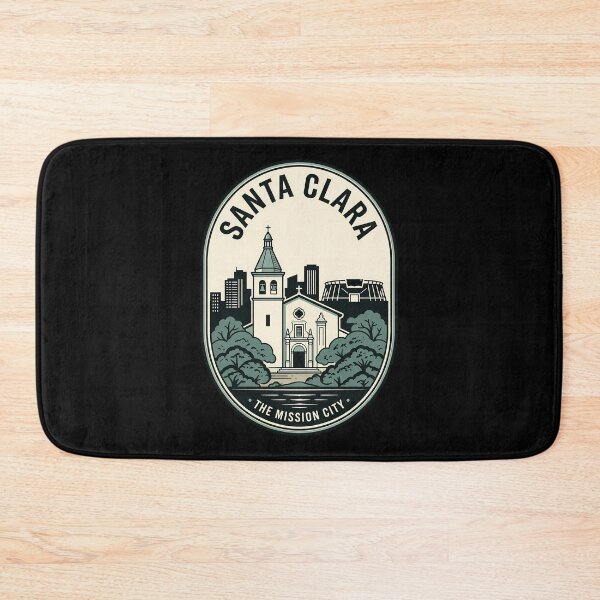 Item preview, Santa Clara California Mission City Vintage Travel Emblem designed and sold by k3rstman1.