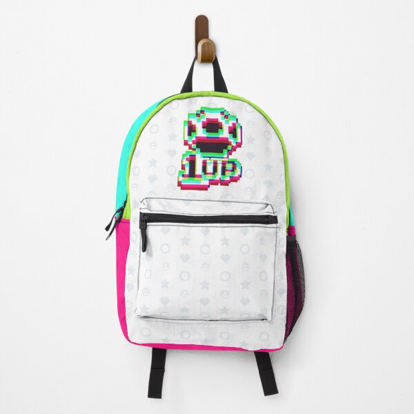 Item preview, 1up Mushroom Negative Synthwave 3 - White designed and sold by animinimal.