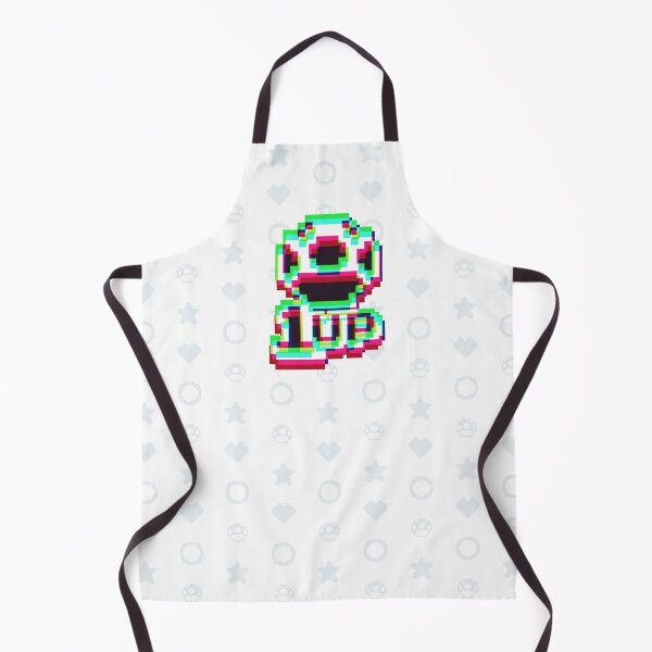 Item preview, 1up Mushroom Negative Synthwave 3 - White designed and sold by animinimal.