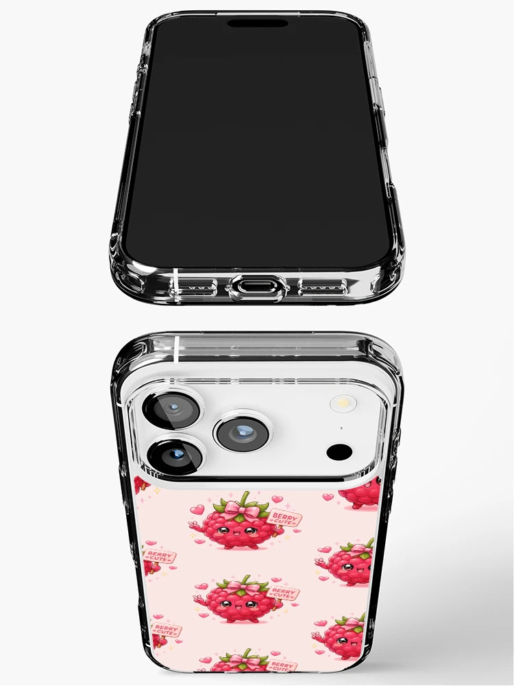 Thumbnail 3 of 5, iPhone Case, Berry Cute Raspberry designed and sold by KiriStudio.